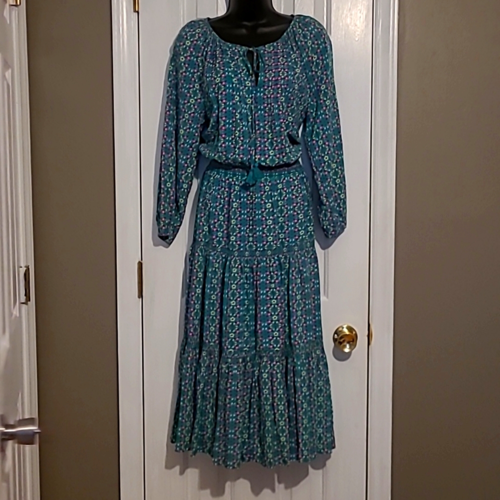 Matilda Jane  Age of Aquarius Green Floral dress